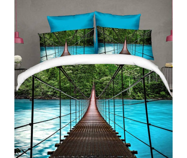 Lenjerie de pat digital print 3d (bridge)
